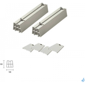 ARTIPLASTIC Support sol PVC 450 mm pour unites exterieures de climatisation