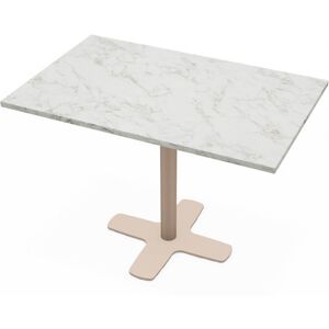 TABLE RECTANGULAIRE PIEDS CENTRAL SPINNER HT 75 CM