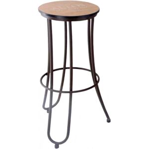 TABOURET DE BAR BARRIL T-332