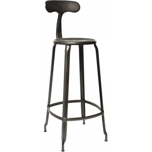 TABOURET DE BAR EN MÉTAL BISTROT HORTENSE HT 80