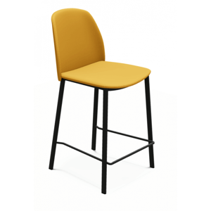 Perfecta TABOURET SNACK CONTEMPORAIN EN SIMILICUIR OLIVIA