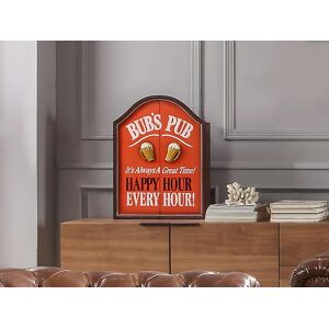 Vente-unique Jeu de fléchettes et plaque décorative HAPPY HOUR