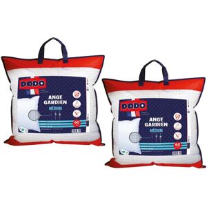 Lot de 2 oreillers DODO - Protection Totale anti acariens - 60 x 60 cm - ANGE GARDIEN - Publicité