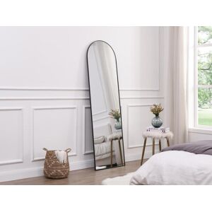 OZAIA Miroir arche a poser en metal L 50 x H 170 cm Noir MAILEN