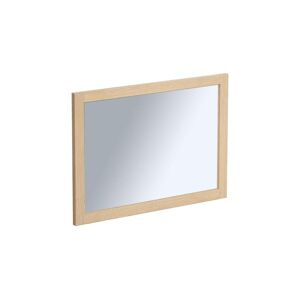 Vente-unique Miroir rectangulaire avec contour placage chêne - L50 x H70 cm - TIMEA