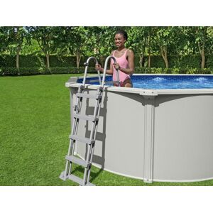 Echelle de securite en acier pour piscines de H1.22 m - WAIKIKI de BESTWAY