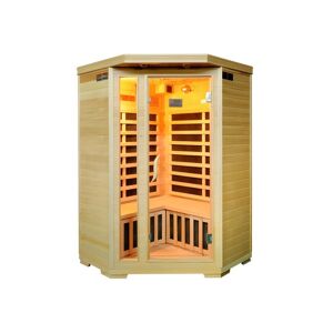 Vente uniquecom Sauna Infrarouge 34 places dangle Gamme prestige ARVIKA II 120x56x120x H190 cm 2100W