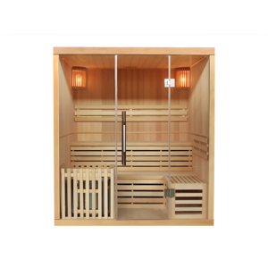 Vente-unique.com Sauna traditionnel Finlandais 4/5 places KOLDING - 180x160x200 cm