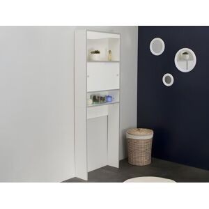 Vente unique Meuble toilette PLITS blanc