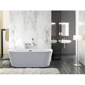 Shower & Design Baignoire semi îlot - 245L - 170 x 75 x 58 cm - Blanche - Acrylique - DIVINA