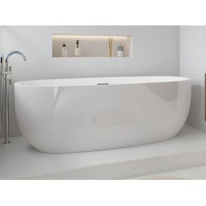 Shower & Design Baignoire îlot - 238L - 170 x 80 x 58 cm - Blanche - Acrylique - NICA