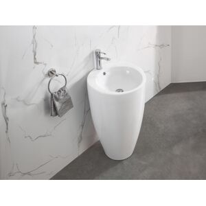 Shower Design Vasque sur pied cylindrique blanche L50 x H83 x P50 cm MILOS II