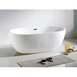 Shower & Design Baignoire îlot - 238L - 170 x 80 x 58 cm - Blanche - Acrylique - NICA