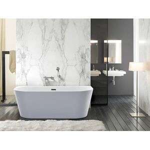 Shower & Design Baignoire semi îlot - 200L - 149,5 x 75 x 58 cm - Blanche - Acrylique - DIVINA