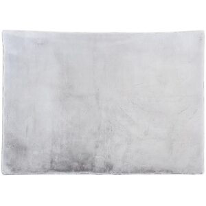 OZAIA Tapis shaggy a poils longs effet fourrure - 150 x 200 cm - Gris - BUNNY