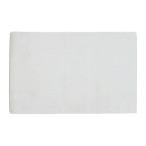 OZAIA Tapis shaggy a poils longs effet fourrure 160 x 230 cm Blanc casse BUNNY