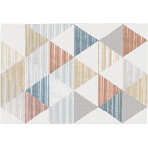 OZAIA Tapis geometrique - 160 x 230 cm - Multicolore - GEOMIA