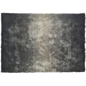 Vente-unique Tapis shaggy à poils longs ORAGE - 140 x 200cm - Gris