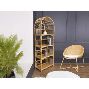 Vente-unique Etagere - 4 etageres - Rotin - Coloris : Naturel - IRISOU