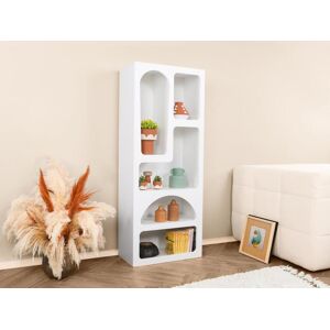 Vente unique Etagere avec 5 niches Blanc LUELA