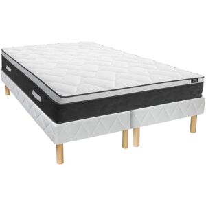 Ensemble Sommier Matelas ressorts ensaches et memoire de forme ASTRIA Art Collection de YSMEE 180x200 cm