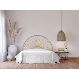 Vente unique Tete de lit 160 cm Rotin Naturel SOLIA