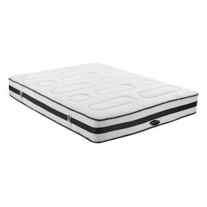 Vente uniquecom Matelas 180 x 200 cm ressorts ensaches 7 zones et memoire de forme ep25cm AMARANTE de NATUREA