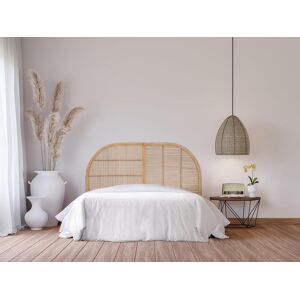 Vente unique Tete de lit 160 cm Rotin Naturel LONEVA