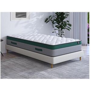 Matelas 90 x 200 cm ressorts ensaches ep22cm PRESTIGE de YSMEE