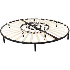 Vente-unique.com Sommier rond a lattes - 220 x 220 cm - ROMA de DREAMEA PLAY