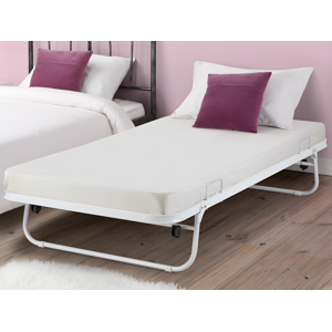 Vente unique Lit sommier dappoint pliant ADONIS 90x190 cm Metal Blanc