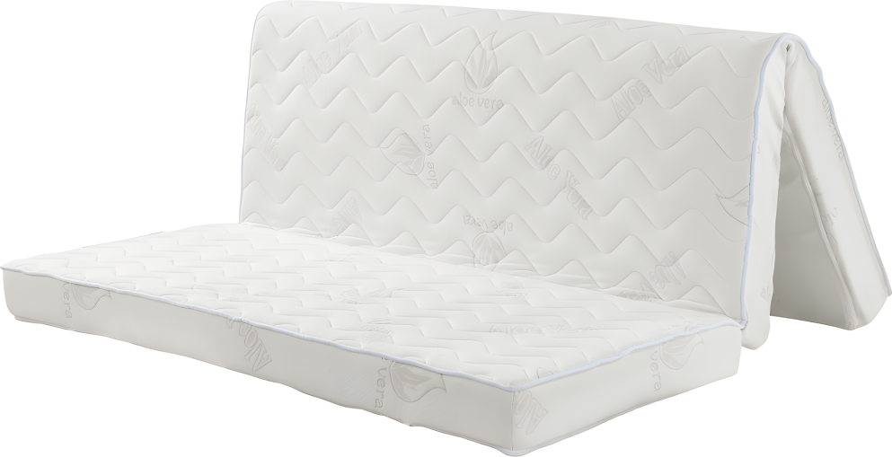 Vente-unique.com Matelas 140 x 190 cm mousse BZ aloe vera ép.12cm - FIESTA de NATUREA