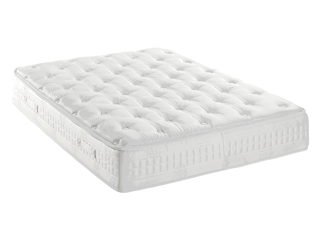 Vente-unique.com Matelas 200 x 200 cm ressorts ensachés et mémoire de forme ép.25cm - ASTRIA Art Collection de DREAMEA