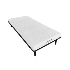 Vente-unique.com Ensemble cadre à lattes + matelas mousse 7 zones 25kg/m3 STELO KIDS ép.12cm de MORGENGOLD - 90 x 200 cm