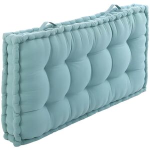 OZAIA Coussin palette en coton MOLIA - 120 x 60 x12 cm - Bleu