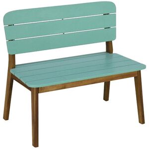 Banc de jardin pour enfant en acacia bleu - GOZO de MYLIA