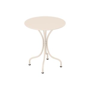 Table ronde de jardin D.60cm en metal - Beige - MIRMANDE de MYLIA