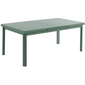 Table de jardin extensible en aluminium 180/240cm - Vert amande - NAURU de MYLIA