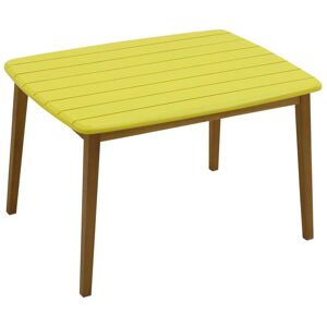 Table de jardin pour enfant en acacia jaune L80 cm GOZO de MYLIA