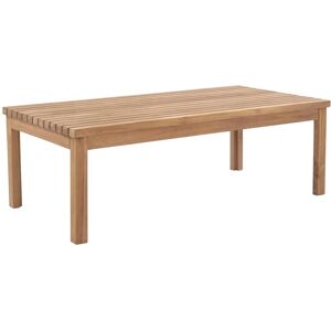 Table basse de jardin en teck Naturel clair LINERI de MYLIA