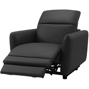 Vente unique Fauteuil relax electrique CLEOPHEE en cuir superieur Noir