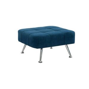 Vente unique Pouf en tissu MURNI Bleu