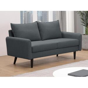 Vente unique Canape 2 places en tissu HALIA Gris