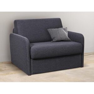 Vente unique Fauteuil convertible express en tissu anthracite Couchage 70 cm NADOA