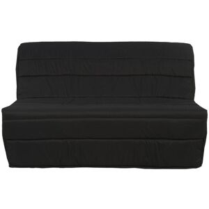 Vente unique Canape convertible BZ en tissu COWBOY II Noir