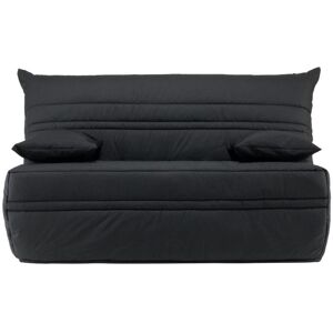 Vente unique Canape convertible BZ CANYON II 100 coton fermeture assistee 140x190 cm Noir