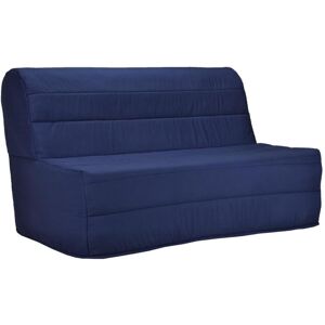 Vente unique Canape convertible BZ en tissu bleu nuit COWBOY III