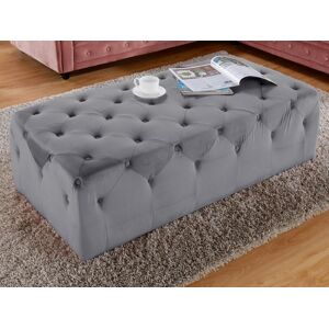 Vente unique Banc MALONE en velours Gris