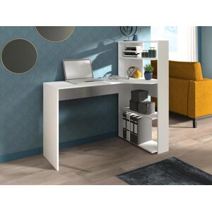 Vente unique Bureau dangle DELFINO 4 etageres Blanc