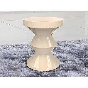 Vente-unique Table d'appoint en métal - Beige - ZOLIMI